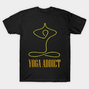 Esprit Yoga lifestyle. Yoga addiction T-Shirt